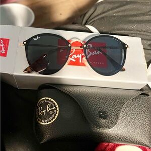 Ray Ban Blaze round sunglasses